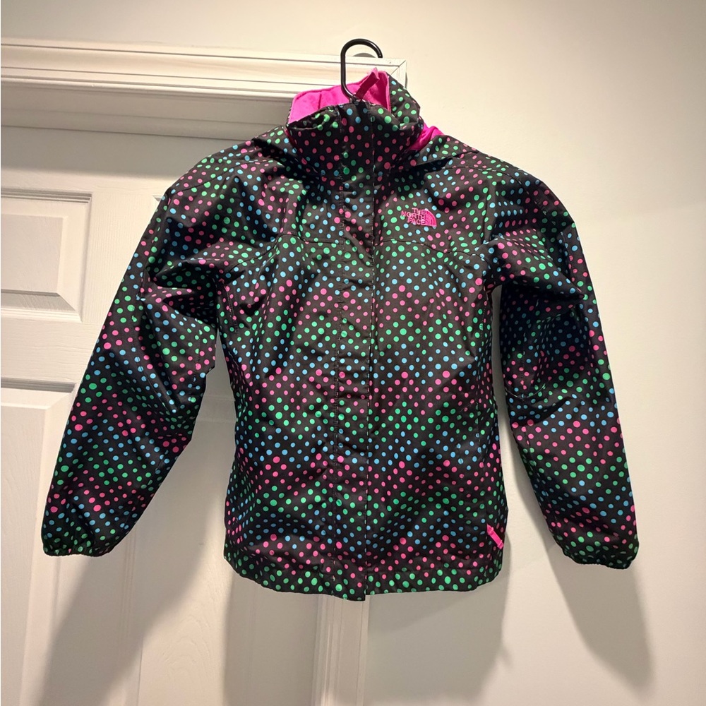 North Face Polka Dot Rain Jacket